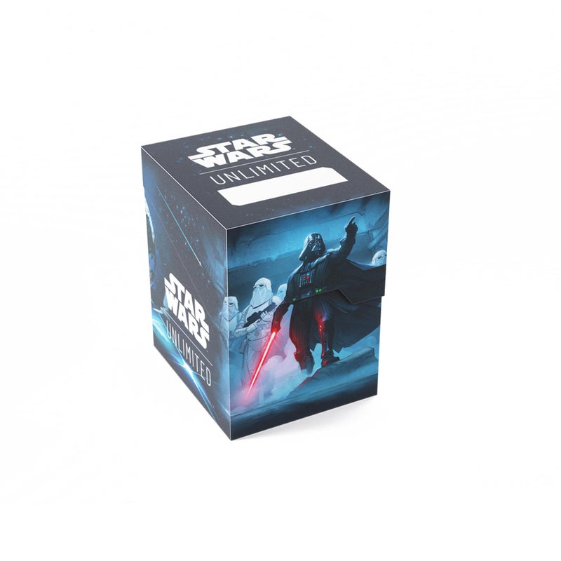 Gamegenic Star Wars Unlimited SOFT CRATE - Full-Color Printed & Officially Licensed Durable Deck Box, Holds 60 Double-Sleeved Cards, Perfect for TCGs and LCGs, Darth Vader Design, Made - Image 1